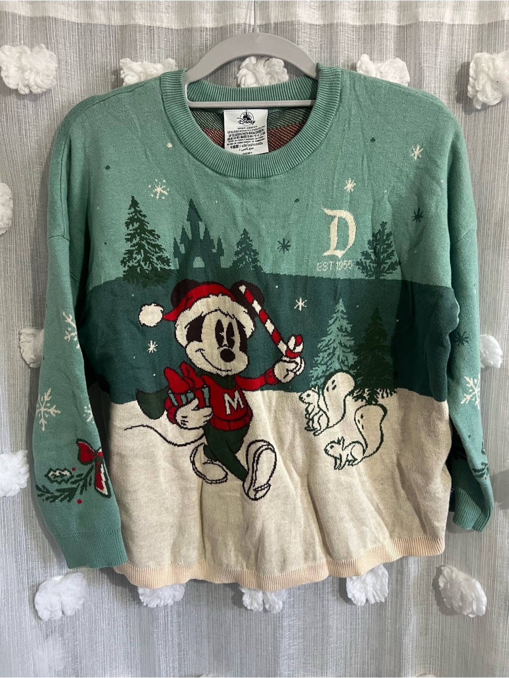Mickey Mouse Holiday Spirit Jersey Sweater for teens